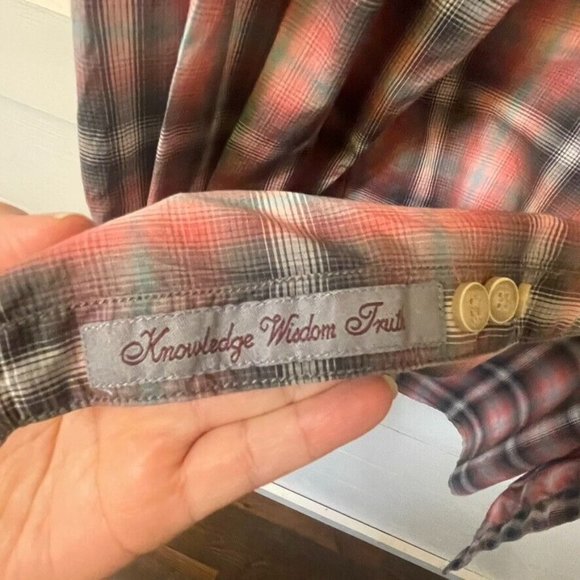 Robert Graham Pink Gray Plaid Button Up Long Sleeve #046732 Men's Size 2XL‎ - Picture 6 of 7